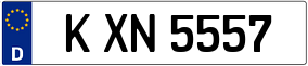 Truck License Plate